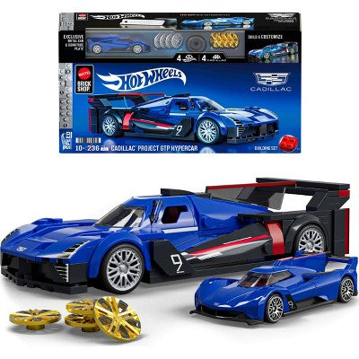 Mattel Brick Shop Hot Wheels Cadillac Project GTP Hypercar Building  - 236pc