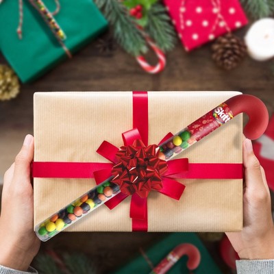 Skittles Chewy Candy Filled Christmas Candy Cane Tube - 2.6oz