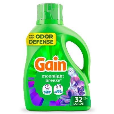 Gain Moonlight Breeze HE Deep Cleaning Concentrated Liquid Laundry Detergent 32 Loads - 42 fl oz