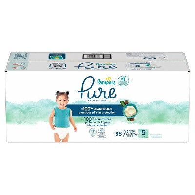 Pampers Pure Protection Diapers Pack - Size 5 - 88ct (LOCAL PICKUP ONLY)