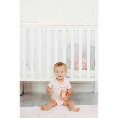 Pearhead Valentine Monkey Crinkle Teether