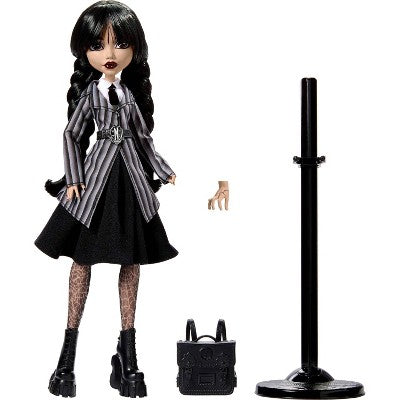 Monster High x Wednesday Collectible Wednesday Addams Doll with Thing