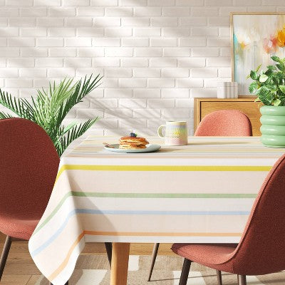 104"x60" Striped Tablecloth - Room Essentials
