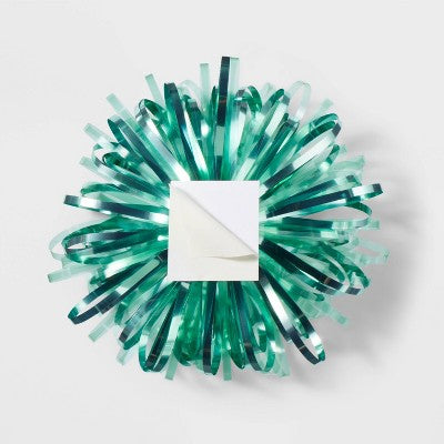 Bow - Spritz: Green Polypropylene Gift Packaging Accessory for All Occasions, Decorative Solid Birthday Gift Bow