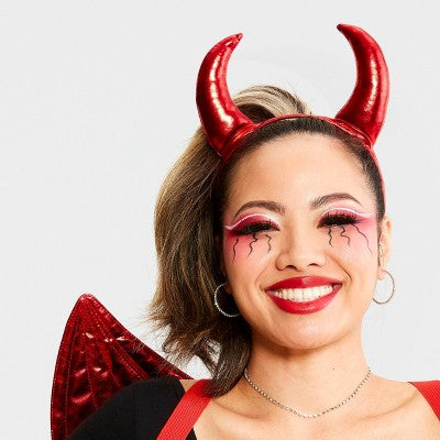 2pc Adult Devil Halloween Costume Kit - Hyde and EEK! Boutique
