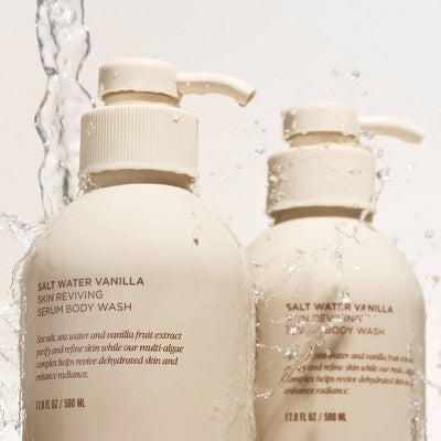 Saltair Serum Body Wash - Salt Water Vanilla - 17 fl oz