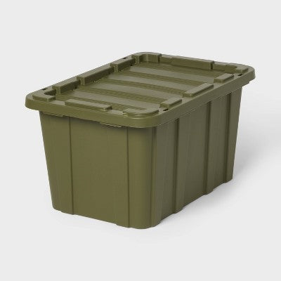 27gal Heavy Duty Tote Green - Brightroom (LOCAL PICKUP ONLY)