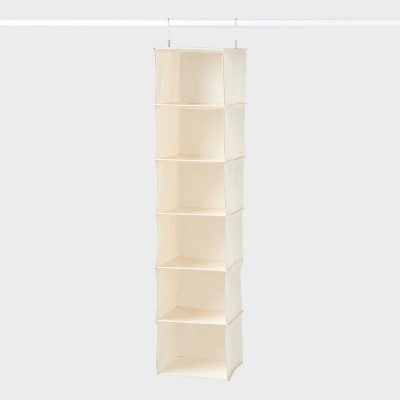 Hanging Closet 6 Shelf Ivory - Brightroom