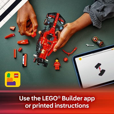 LEGO Speed Champions Ferrari SF-24 F1 Race Car Building Set and Toy Driver 77242