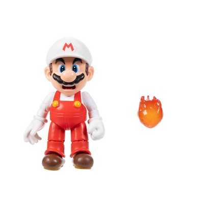 Nintendo Super Mario with Fire Flower 4" Action Figure