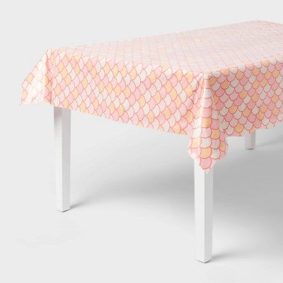 Mermaid Scales Printed Table Cover 1ct - Spritz
