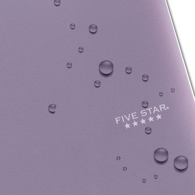 Five Star 130 Sheet 1 Subject Wide Ruled Customizable Notebook Lilac