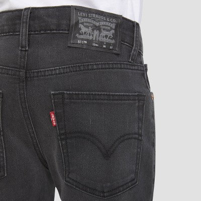 Levi's Boys' 511 Slim Fit Performance Jeans - Black 18