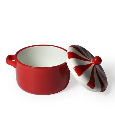 Ceramic Cocotte Red - Bullseye's Playground