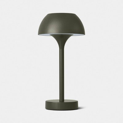 Battery/Solar LED Outdoor Touch Accent Table Lamp Green - Threshold