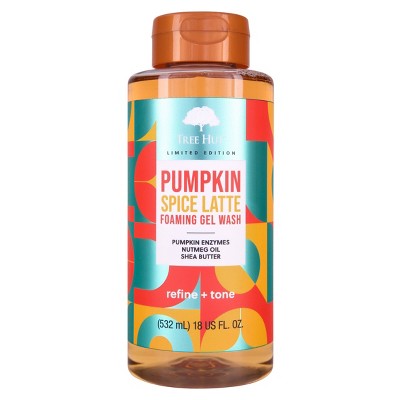Tree Hut Pumpkin Spice Latte Body Wash - Clove, Vanilla, Sugar, Nutmeg & Cinnamon - 18 fl oz