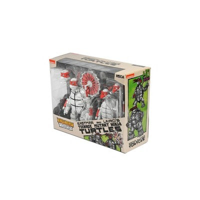 NECA Teenage Mutant Ninja Turtles Black and White First Turtles 7" Figures