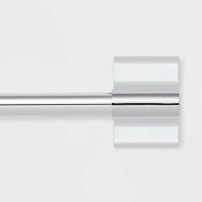 3pc Modern Bath Hardware Set Chrome - Threshold: Includes Toilet Tissue Holder, Towel Ring