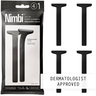 Nimbi Disposable Razor - Slate - 4ct