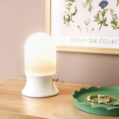Mini Lamp Lantern Style White - Room Essentials