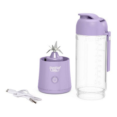 So Yummy by bella To-Go Portable Blender Lavender: Personal Smoothie Blender, 16oz, Dishwasher-Safe, 70W, 1 Speed