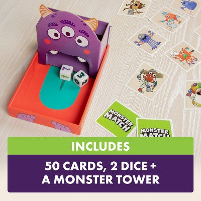 Kitten Games Monster Match Board Game: Educational Social Skills, Fast Play, 2-6 Players