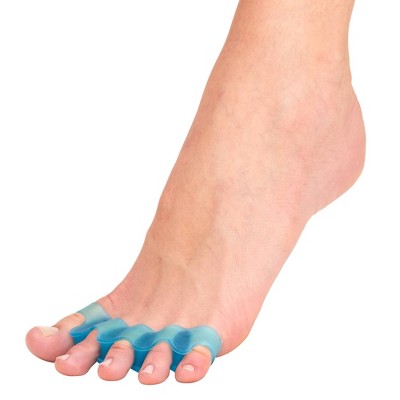 ZenToes Silicone Toe Separators for Correct Toe Alignment - Blue
