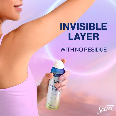 Secret Whole Body Deodorant Spray - White Tea & Jasmine - 3.5oz
