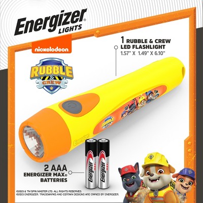 Energizer Paw Patrol Rubble and Crew Handheld Flashlight
