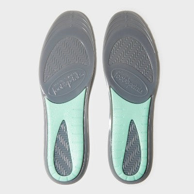 Fab Feet Women's by Foot Petals Everyday Gel Insole Cushions Black Trim To Fit - Size (6-10): Urethane Material