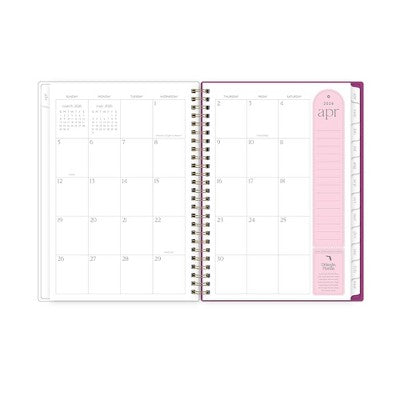 Rhi James for Blue Sky Weekly/Monthly Planner Notes (15 Month) Wirebound 5.875"x8.625" Printed - Floral Brushstroke