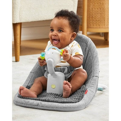 Skip Hop Baby Ergonomic Upright Activity Floor Seat with Toy - Gray