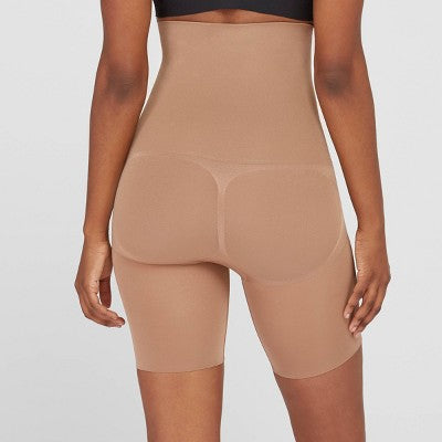ASSETS sculpt Women's High-Waisted Mid Cafe Au Lait L: Ultra Firm