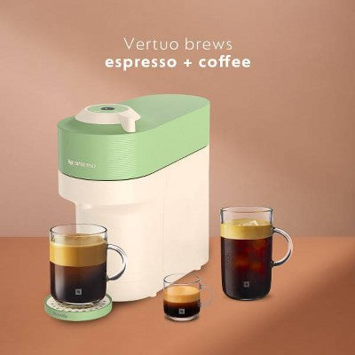 Nespresso Limited-Edition Vertuo Pop+ Coffee and Espresso Maker Flavored Iced Bundle by Breville Pistachio