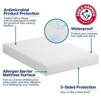 Arm & Hammer Twin/Twin XL Soft Terry Mattress Protector