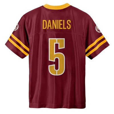 NFL Washington Commanders Jayden Daniels Boys' Jersey - XS