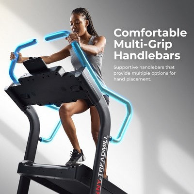 Sunny Health & Fitness Premium Hill Simulation Treadmill with Extreme Incline/Decline (LOCAL PICKUP ONLY)