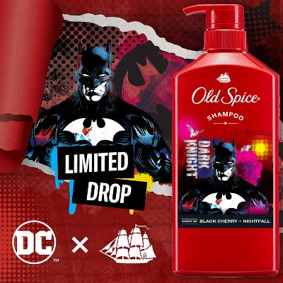 Old Spice Deodorant, Body Wash, Shampoo Holiday DC Batman Gift Set - 4pc/15.9oz: Whole Body Cleansing, Normal Skin