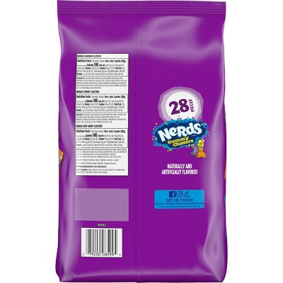 Nerds Clusters Halloween Variety Mix Gummy Candy - 14oz/28ct- BB: 02/2026