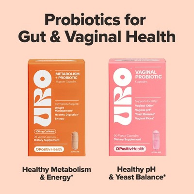 O Positiv URO Metabolism + Probiotic Capsules - 30ct
