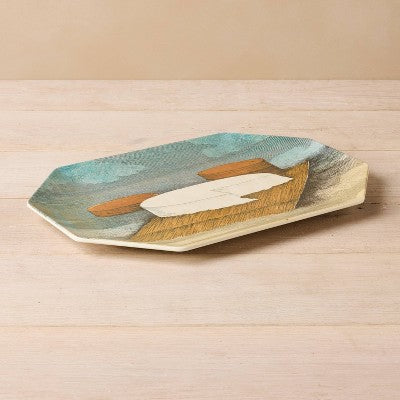 10"x15" Melamine Hexagon Cheese Serving Platter - John Derian for Target