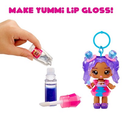 Yummiland x Licensed Sweets Lip Gloss Doll: Ring Pop Includes DIY Lip Gloss + Removable Keychain
