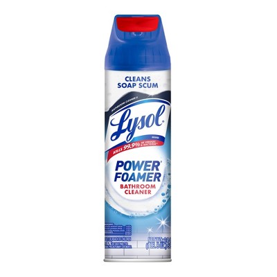 Lysol Power Aerosol Bathroom Cleaner - 24 fl oz