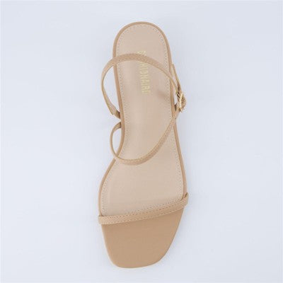 CUSHIONAIRE Soprano Women’s Minimalist Dress Sandal Tan 9