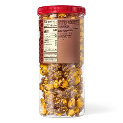 Christmas Dark Chocolate Sea Salt Caramel Corn Clusters Popcorn - 18oz - Favorite Day