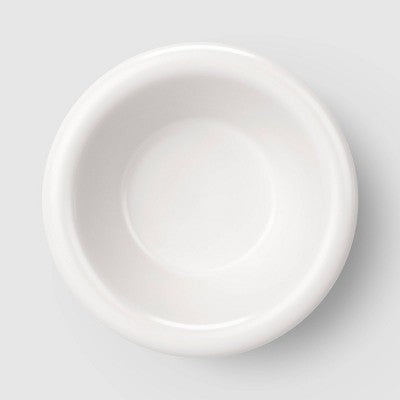 535ml Stoneware Rounded Rim Cereal Bowl Cream - Room Essentials