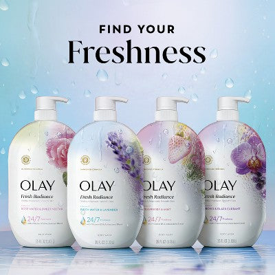 Olay Fresh Radiance Vitamin B3 and Antioxidant Blend Body Wash - Birch Water and Lavender - 35 fl oz