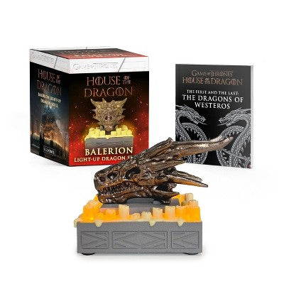 House of the Dragon: Balerion Light-Up Dragon Skull - (Rp Minis) by Jim McDermott (Paperback)