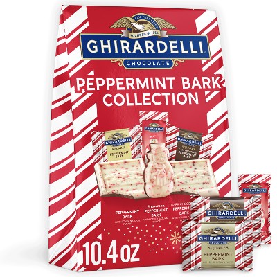 Ghirardelli Christmas Candy Peppermint Bark XL Bag - 10.4oz