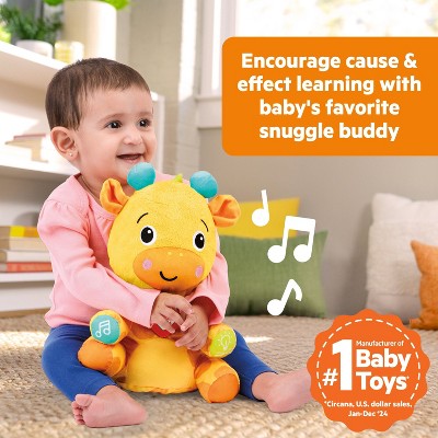 Bright Starts Chat & Cuddle Giraffe Musical Plush Toy